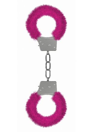 Розовые наручники Beginner&#039;s Handcuffs Furry