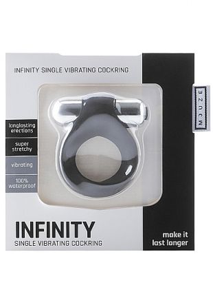 Эрекционное виброкольцо Infinity Single Black