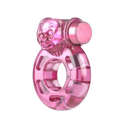 Эрекционное виброкольцо Pink Bear #010084