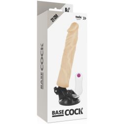 Вибратор Basecock Realistic Vibrator Remote Control Flesh 21 см