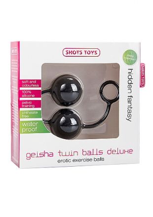 Вагинальные шарики Geisha Twin Balls Deluxe Black