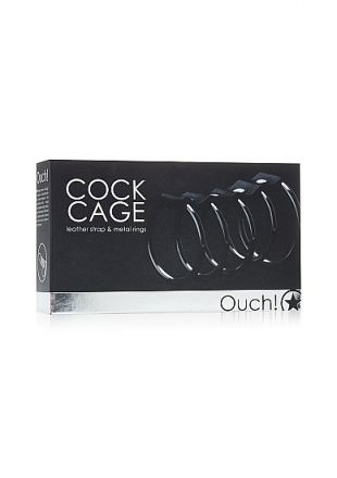 Насадка на пенис из 5 колец Cock Cage
