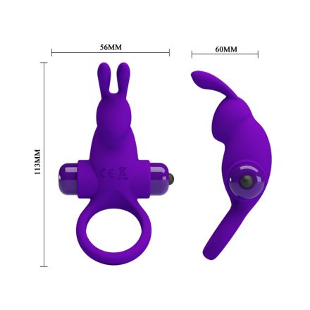 Эрекционное кольцо Vibrant penis Ring I Purple