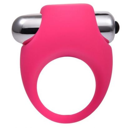 Розовое эрекционное кольцо Onjoy Silicone Collection