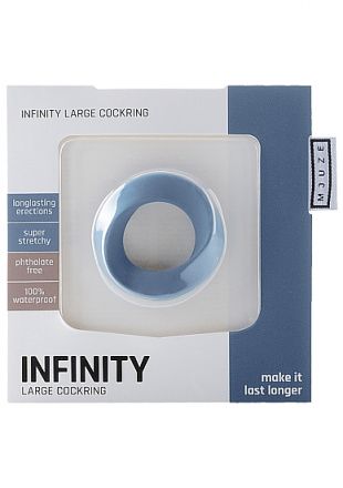 Эрекционное кольцо Infinity Large Blue