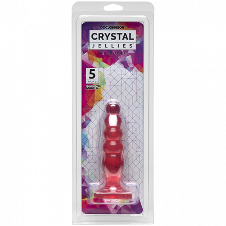 Анальная ёлочка Crystal Jellies 5 Anal Delight Pink